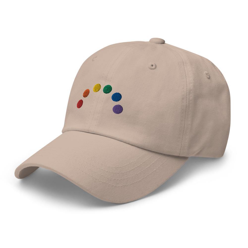 Embroidered Minimalism Hat - pridebanana - gay, hat, lesbian, lgbtqia+, love is love, minimalistic, pride, queers, rainbow, sunny