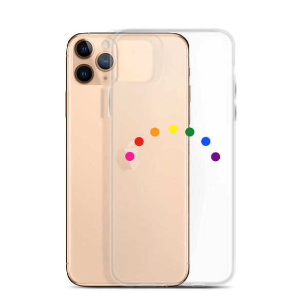 Rainbow Minimalism iPhone Case - pridebanana - case, gay, gift, iphone, lgbtqia+, love, love is love, minimalism, original pride flag, phone, phone case, pride, pride parade, queer, womens, womens tee