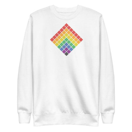 Cubed Rainbow Sweater - pridebanana - 