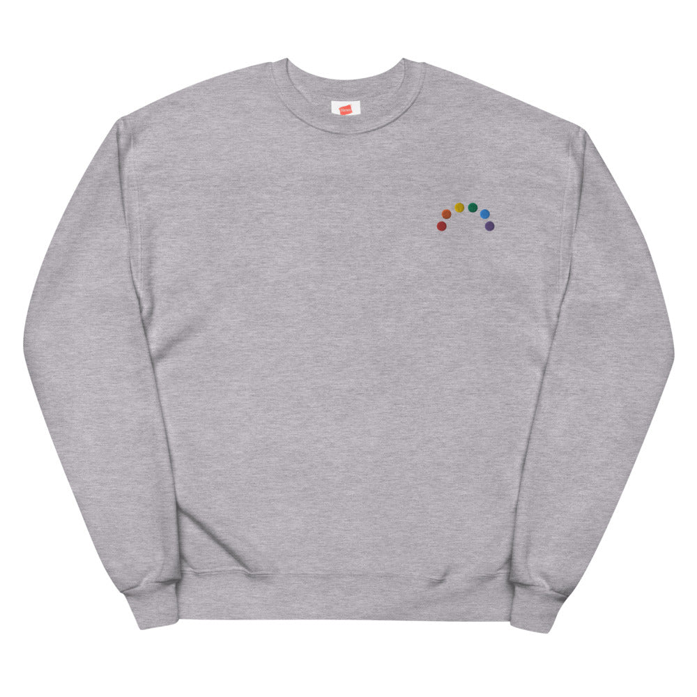 Embroidered Rainbow Sweater