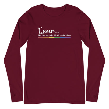 Queer Definition Long Sleeve Tee