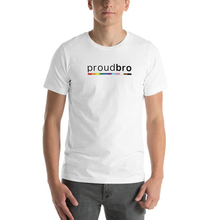Proud Brother Tee - pridebanana - ally, brother, lesbian, lgbt, lgbtqia+, love, love is love, minimalism, nonbinary, pride, proud, queer, trans